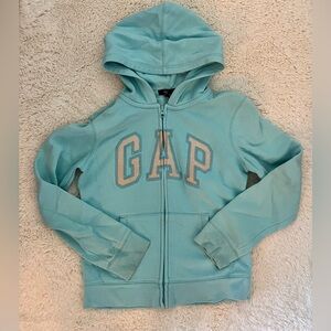 GAP Kids Logo Blue Hoodie Sz 10/12